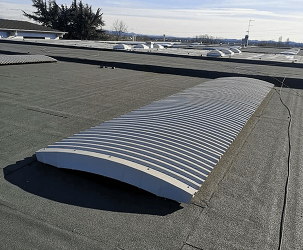 Lucernari industriali Apribili e Fissi a Padova - CMG Lattoneria